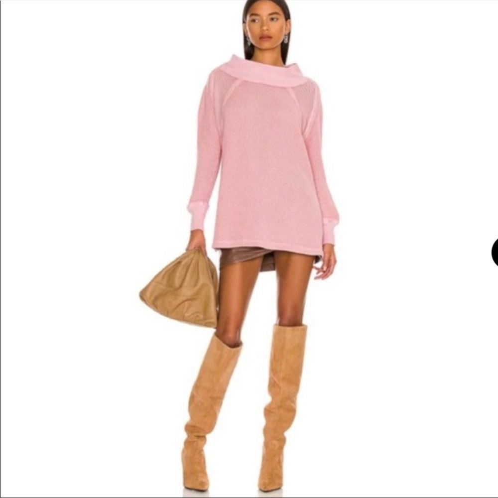 NWT Free People We the Free People She's A Keeper Sweater Faded Coral XS - Picture 11 of 11